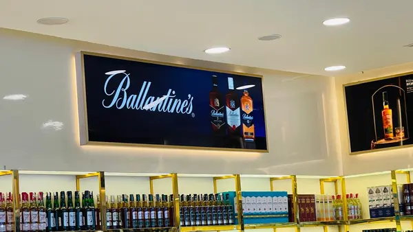 Ballantine's in-store brand panel by Brandmaxx