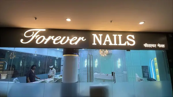Forever Nails LED script sign by Brandmaxx