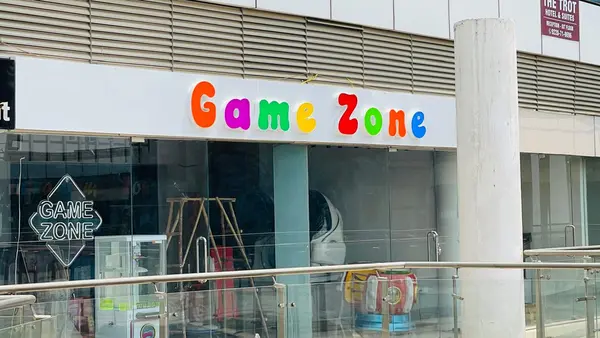 Game Zone colorful 3D acrylic letters by Brandmaxx
