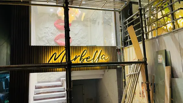 Marbella Salon installation by Brandmaxx